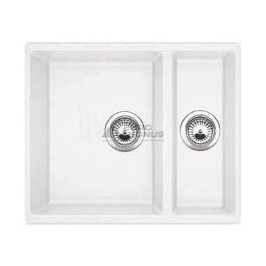 FABIANO Кухонная мойка Quadro 56x46x15 Alpine White (8221.301.0481)